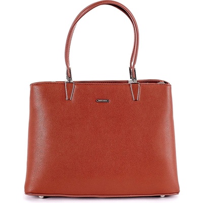 David Jones Středně velká dvouoddílová kabelka do ruky CM5853 hnědá
