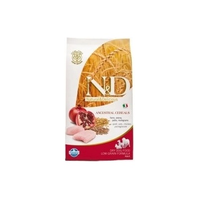 N&D Ancestral Grain Dog Adult Light Medium & Maxi Chicken & Pomegranate 12 kg