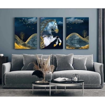 Divio Třídílný obraz na plátně, vzor 20379 Velikost: 60x120 cm