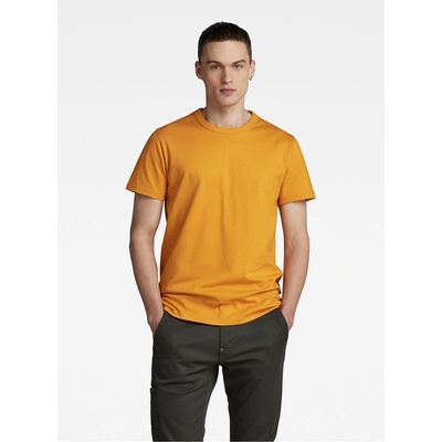 G Star Тениска G Star Men's G-Star Regular Fit T-Shirt - dull yellow