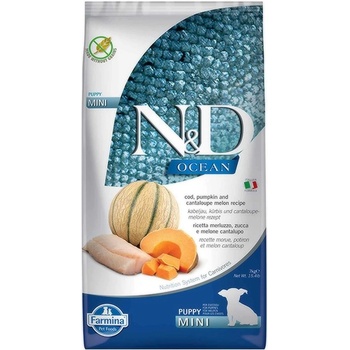 N&D Ocean Puppy Mini Grain Free Codfish & Pumpkin & Melon 7 kg