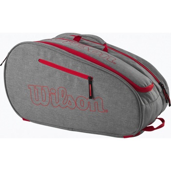 Wilson Team Padel bag šedá/jasne červená