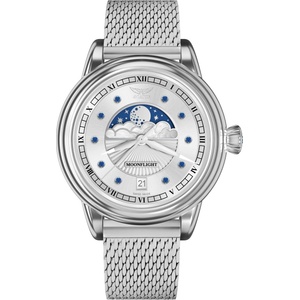 Aviator Дамски часовник Aviator Douglas Moonflight Gemstone Edition Blue Saphire Limited Edition V. 1.33. 0.415. 5 (V.1.33.0.415.5) Часовници