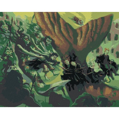 Zuty Druhý úkol turnaj tří kouzelníků harry potter 40 x 50 cm vypnuté plátno na rám 8596530132813