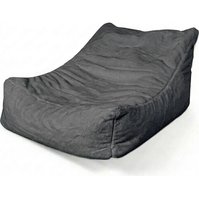 Sablio Lounge Softy Graphite 80 x 95 x 50 cm