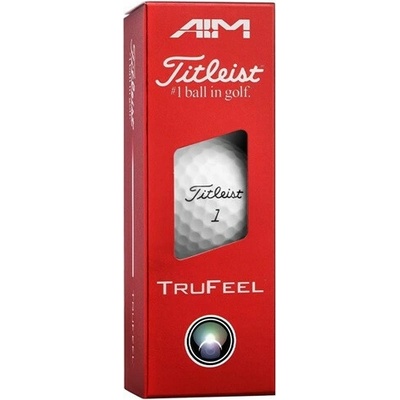 Titleist TruFeel AIM 360 bílé 3 ks