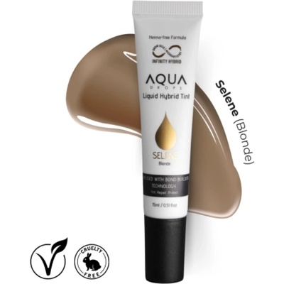 Infinity Aqua Drops hybridní tekutá barva na obočí Selene Blond 15 ml
