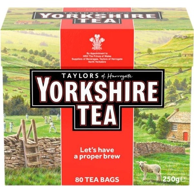 Yorkshire Tea 80 Tea Bags Černý sáčkový čaj 80 ks 250 g