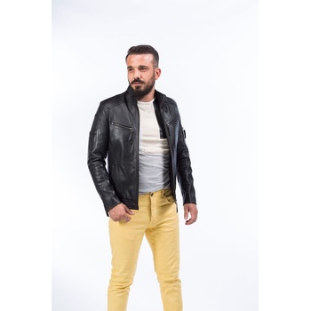 Jacket Club Мъжко яке от естествена кожа Dasilva - Черно #317359 (317359_Черно)