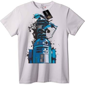 NOONEBRAND R2-D2 Droid Тениска - 3XL, White