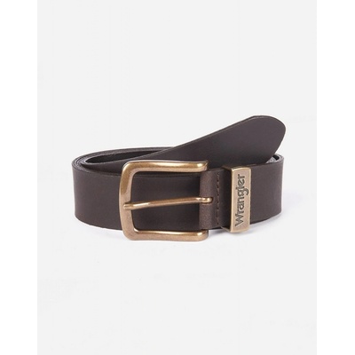 Wrangler pánský opasek Basic Metal Loop Brown W0080US85