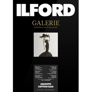 ILFORD Smooth Cotton Rag for FineArt Album - 330mm x 365mm - 25 Чаршафи (GA6962365330)