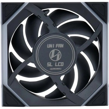 Image 1 of Lian Li UNI Fan SL Wireless LCD ARGB Reverse Blade PWM (12RSLLCD1W1B/LL-FAN-LULI-097)