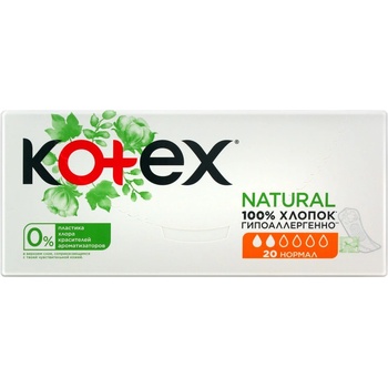 Kotex Liners Natural Normal 20 ks