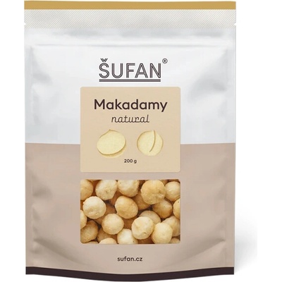 ŠUFAN Makadámiové orechy natural 200 g