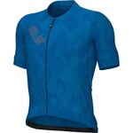 Alé Мъжка фланелка с къс ръкав за колоездене Alé PR-E Schema S/S Jersey Cycling jersey - Ink Blue - размер XL (056-3947-0216)