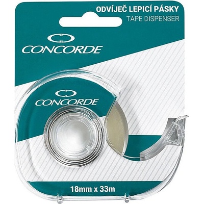 Concorde Lepiaca páska s odvíjačom 18 mm x 33 m