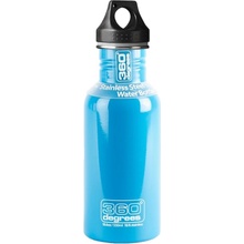 360° Stainless Drink Kids Bottle with Kids Flip Cap Sky Blue 350 ml