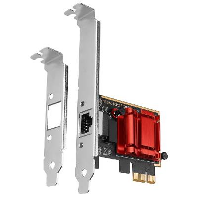 AXAGON PCEE-G25 Síťová karta, PCIe x1, 1x 2,5Gb RJ-45, včetně low profile záslepky PCEE-G25