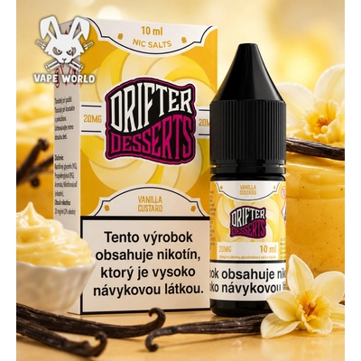 Juice Sauz Drifter Desserts Salts Vanilla Custard 10 ml 20 mg