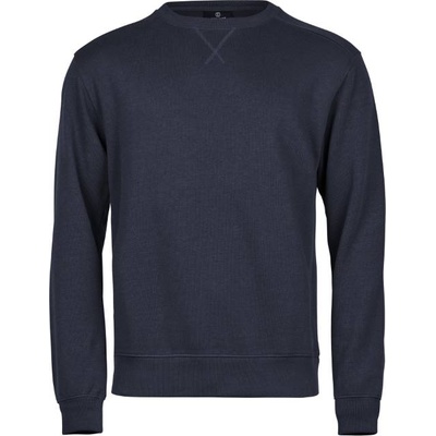 TEE JAYS tj5504 interlock / Мъжки оребрен суитшърт - тъмносин xxl (18550400305)
