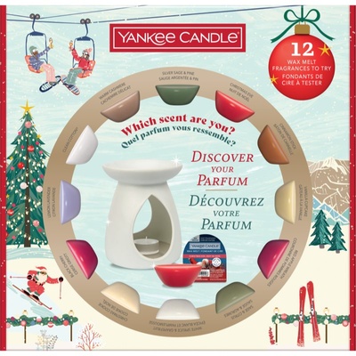 Yankee Candle Christmas Collection Aromalamp & 12 Wax Melts подаръчен комплект