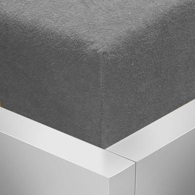 Stanex Froté napínací Prostěradlo tmavě šedé 200x200