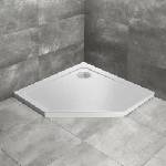 Radaway Петоъгълно душ корито Radaway Doros PT Stone 100x100 см бял акрил (SDRPT1010-01-04S)