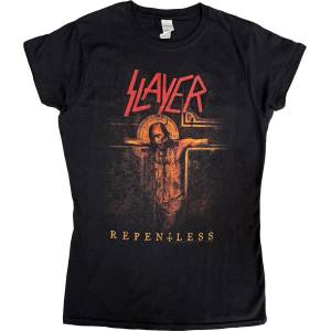 Slayer Repentless Crucifix Black L Дамски Риза (SLAYTEE28LB03)