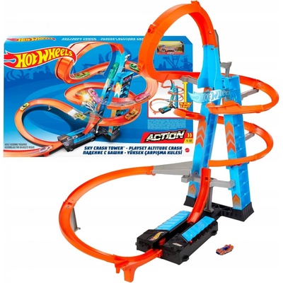 Hot Wheels Autodráha 915 cm Turbo Boost 2 Auta