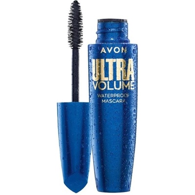 Avon voděodolná řasenka Ultra Volume Blackest Black 10 ml