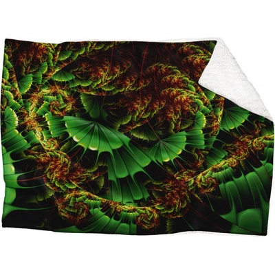 Impar fleece deka Abstrakce 2 Podšití beránkem ANO 150x120