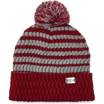 Callaway Pom Pom beanie Cardinal/grey