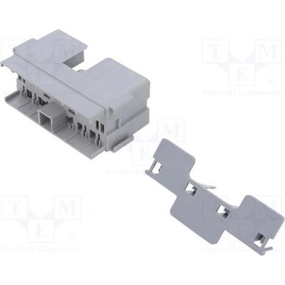MTA 0101470 Kryt; 29mm; vtlačovaný; póly: 6; PBT; šedá; Sada: objímka; MAXIVAL