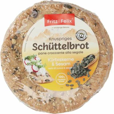 Fritz&Felix chrumkavý tekvicový chleb so sezamovými semienkami 150 g