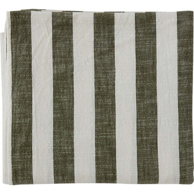 OYOY Obrus Striped, 140 x 260 см, бяло-зелен (L300304)