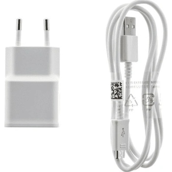 SAMSUNG Originálna nabíjačka EP-TA50EWE + micro USB ECBDU4AWE biela 1,55 A 20307