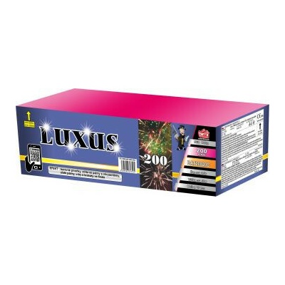 Ohňostroj Batéria výmetnic LUXUS 200 rán 1/1