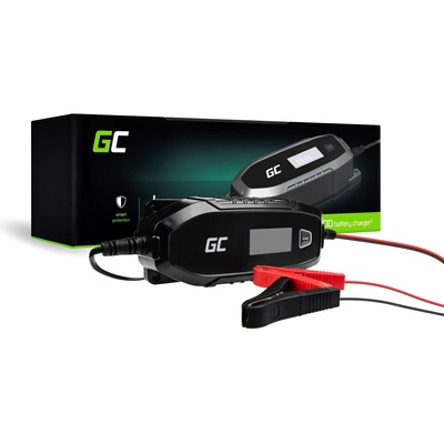 Green Cell Battery charger for AGM, Gel and Lead Acid 6V / 12V (4A) (ACAGM07)