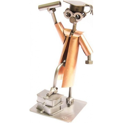 Kovová figurka Absolvent 19 cm