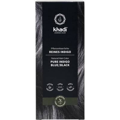 Khadi rastlinná farba na vlasy Čisté Indigo 100 g