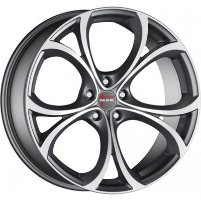 MAK LARIO 7,5x17 5x110 ET31 gunmetal mirror