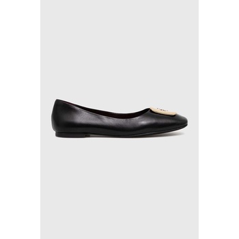 Tory Burch Кожени балеринки Tory Burch Georgia Ballet в черно 154077.006 (154077.006)