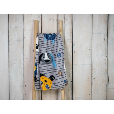 Jahu deka mikro Dogs grey 150x200