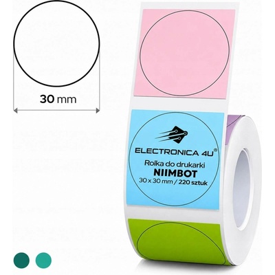 Samolepicí etikety samolepky termální pro termotransfer tiskárny Niimbot M2 31x31