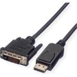 Valueline кабел DisplayPort 1.1 - DVI(24+1), DP - DVI, 2K60Hz, M/M, LSOH, 1 м, черен 11.99. 5614-10 (11.99.5614-10)
