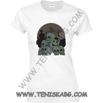 Image 1 of Fruit of the Loom Тениска - Skull nightmare