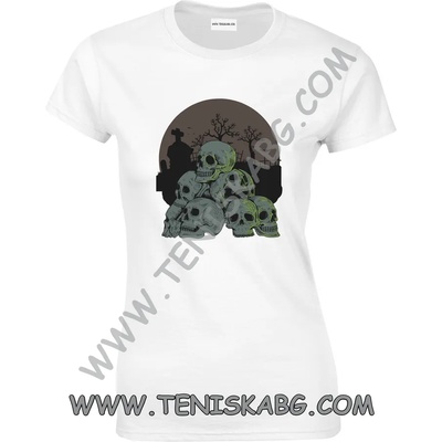 Fruit of the Loom Тениска - Skull nightmare