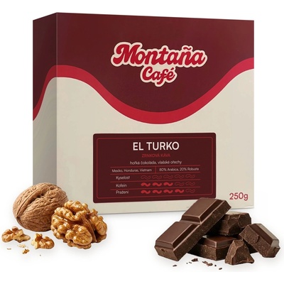 Montaña Café El Turko mletá Turecká káva 250 g