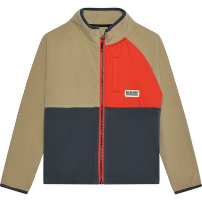 Color Kids Детско поларено яке Color Kids Kid's Fleece Jacket with Chest Pocket Fleece jacket - Turbulence - размер 140 (EU) (703-6799-0319)